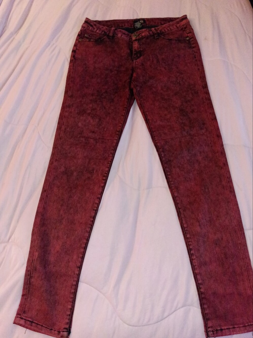 Celebrity Pink Like New Red/Black Stretch Skinny